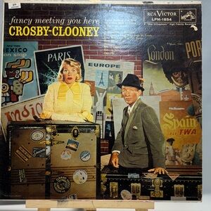 Crosby-Clooney Vinyl Record - Classic Black